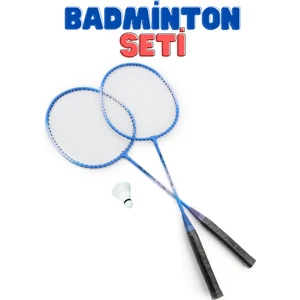 Badminton Seti 2 Raket 1 Top Dış Mekan Oyun Seti