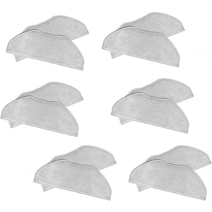 Robot Süpürge S10T STFCR01SZ Için 12 Adet Paspas Bezi Yedek Parçalar Aksesuarlar Yıkanabilir Ped (Yurt Dışından)