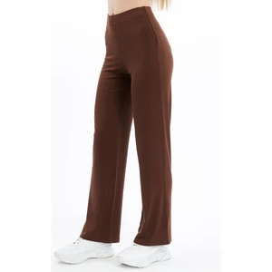 Extra Yumuşak Uzun Viskon Pantolon Home&Outdoor-Kahverengi