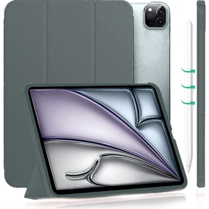 TEKNETSTORE Apple iPad Air 13" Inç 2024 M2 Kılıf Flip Smart Standlı Akıllı Kapak Smart Cover Case A2898 A2899 A2900