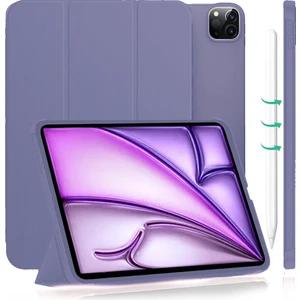 TEKNETSTORE iPad Air 13" Inç 2024 M2 Çip Uyumlu Flip Smart Standlı Akıllı Kılıf