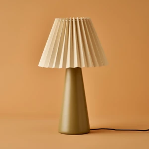 Bella Maison Serrated Abajur Yeşil (32x51 cm)