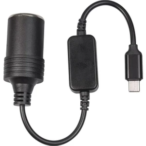 Temiz Pazar Type-C 5 Volt To 12 Volt Çakmak Fiş Çevirici
