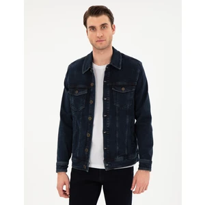 Pierre Cardin Erkek Lacivert Slim Fit Jean Ceket 50292094-VR033