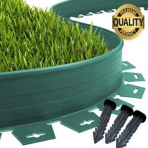 Lux Garden Çim Ayırıcı 25 M Yeşil Çim Sınırlayıcı 8 Kg Hammadde Çim Ayracı Çim Ayırıcı Bariyeri