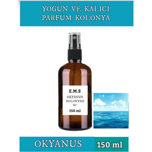 Okyanus Kolonyası 150 ml Yoğun ve Kalıcı 80 Derece Okyanus Parfümlü Kolonya.