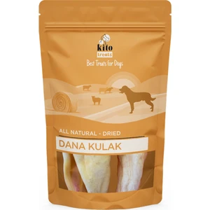 Kurutulmuş Dana Kulak Çiğnemelik Köpek Ödül Maması %100 Doğal, 100 gr (TREAT)