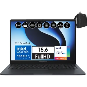 Expertbook B1 B1503CVA Intel Core I7-1355U 8gb Ddr5 512GB SSD Windows 11 Pro 15.6 Fhd Intel UHD Taşınabilir Bilgisayar WI716G512B1DW02+ZETTAÇANTA