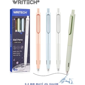 0.5 mm Mavi Mürekkepli Basmalı Jel Kalem Seti