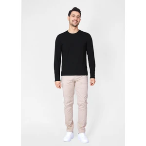 ADAM BOXES O Yaka Uzun Kollu T-shirt NP-Dolargo - Siyah