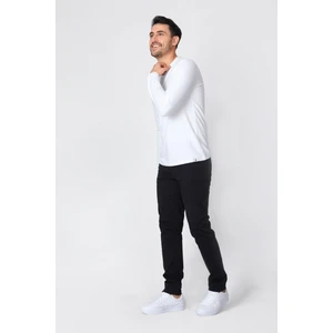 ADAM BOXES O Yaka Uzun Kollu T-shirt NP-Dolargo - Ekru