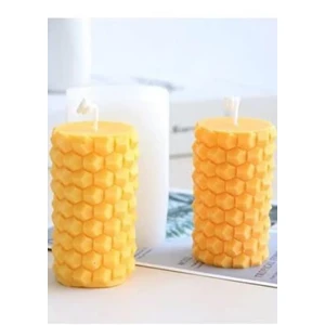 Ipek Hobi  Petek Silindir Silikon Mum Kalıbı