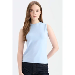 Regular Fit Bisiklet Yaka Basic Düz Kolsuz Atlet E7619AX25SP