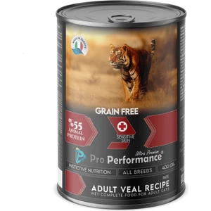 Pro Performance Tahılsız Dana Etli Yetişkin Kedi Konserve Maması 400 gr