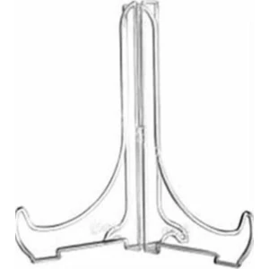 Teşhir Ayağı Çerçeve ve Tabak Teşhir Ayağı Stand Set Şeffaf Büyük Boy 18X15 cm