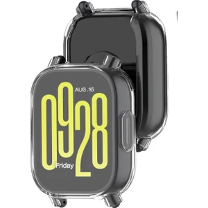 Xiaomi Redmi Watch 5 Active Uyumlu Kasa Koruyucu Şeffaf Silikon Hd Ekran Koruyucu