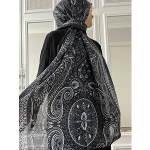 Etnik Desen Soft Pamuk Şal
