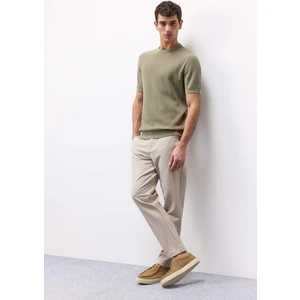 Tailored Fit Normal Kesim Düz Paça Her Yöne Esneyen Yazlık Kumaş Pantolon C7508AX24AU