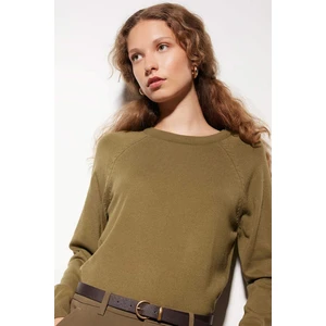Regular Fit Yumuşak Dokulu Bisiklet Yaka Basic Düz Triko Kazak I6913AZ24WN
