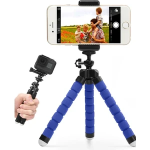 Techno Station Cep Telefonları Gopro Kamera ve Makineler İçin Büyük Boy Sünger Ayaklı Akrobat Telefon Tutacağı