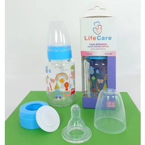Life Care Cam Biberon 125ML Mavi