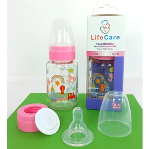 Life Care Cam Biberon 125ML Pembe