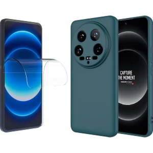 Xiaomi Mi 14 Ultra Kılıf Zore Mara Lansman Kapak + Süper Nano Ekran Koruyucu