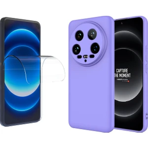 Xiaomi Mi 14 Ultra Kılıf Zore Mara Lansman Kapak + Süper Nano Ekran Koruyucu