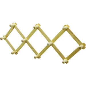 Just Cheap Store Ahşap - Eko   10 Kollu  Akordiyon Duvar Askısı