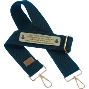 Lacivert Renk, Kişiye Özel Yaratıcı Yazarlar Için Renkli Çanta Askısı, 160 cm Unutulmaz Hediyeler