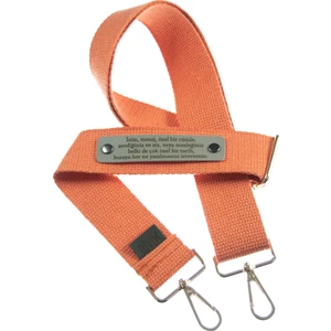 Mercan Renk, Müdürler Için Isminize Özel Şık ve Modern Çanta Omuz Askısı, 160 cm Benzersiz Hediyelik