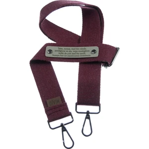 Bordo Renk, Kendi Adınıza Tasarlanmış Çanta Kemeri, 120 cm Çanta Askısı, Sevdiklerinize Hediye