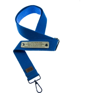 Koyu Mavi Renk, Öğrencilere Özel Kişiselleştirilebilir Anlamlı Hediye Çanta Askısı, 120 cm Kayış