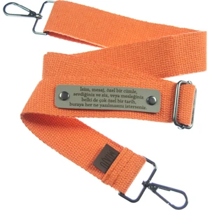 Mercan Renk, Kombinini Tamamla Kişiye Özel  Hediyelik Çapraz Çanta Omuz Askısı, 120 cm