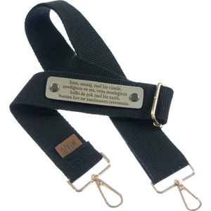 Siyah Renk, Avukatlar Için Isme Özel Ayarlanabilir Çapraz Çanta Omuz ASKISI,160 cm Kişisel Hediyelik