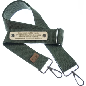 Koyu Yeşil Renk, Sana Özel Üretilen, 140 Cm, Uzunluğu Kolay Ayarlanabilir Hediye Çanta Omuz Askısı