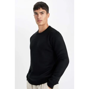 Standart Fit Normal Kesim Bisiklet Yaka Basic Düz Triko Kazak D1967AX24AU