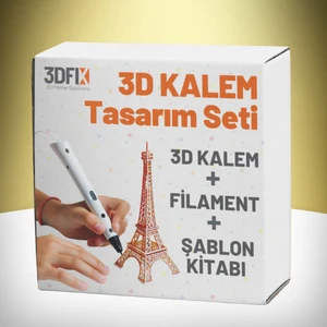 3D Kalem Tasarım Seti - Eğitici Öğretici Eğlenceli Set - Kendin Yap - Çocuklar İçin Hediye