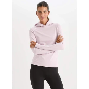 DeFactoFit Slim Fit Dar Kesim Kapüşonlu Sporcu Uzun Kollu Tişört D0637AX24AU