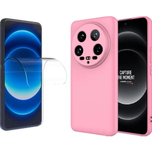 Xiaomi Mi 14 Ultra Kılıf Zore Mara Lansman Kapak + Süper Nano Ekran Koruyucu