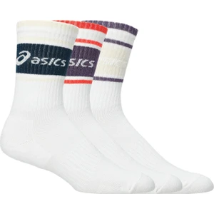 3 Pack Asics Logo Crew Sock Unisex Beyaz Çorap 3033B879-100