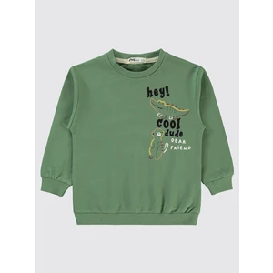 Civil Boys Erkek Çocuk Sweatshirt 2-5 Yaş Yeşil