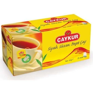 Siyah Süzen Poşet Çay 2 gr 25 Adet (Net 50gr)