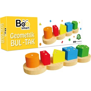 Bee Smart Ahşap Geometrik Bul-Tak Eğitici Oyuncak Öğretici Geliştirici Oyuncak Çocuk Için Hediye