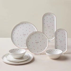 Love 8 Parça 2 Kişilik Yemek Takımı