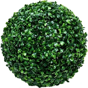 Auralia Brevity Yeşillik Topları Sahte Şimşir Yeşil Yuvarlak Toplar Kesmeden Yapay Topiary Topları Ev Dış Mekan Için Masa Dekorasyonu (Yurt Dışından)