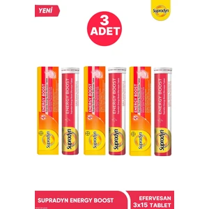 Energy Boost Taef 15 Efervesan Tablet 3 Adet