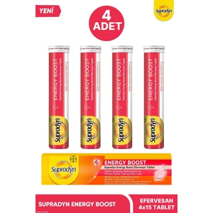 Energy Boost Taef 15 Efervesan Tablet 4 Adet