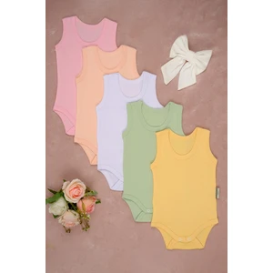 5'li Pamuklu Atlet Çıtçıt Body Zıbın