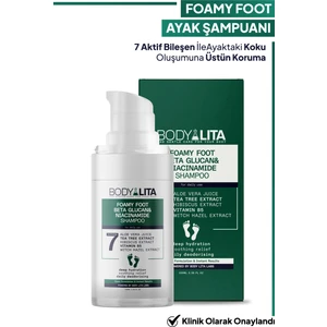 Foamyfoot Ayak Kokusu Giderici Çay Ağacı ve 7 Aktif Içerikli Ayak Köpük Şampuanı